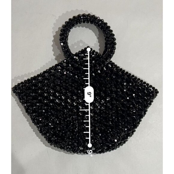 8 Other Reasons Geometric Top Handle Bag in Black - Picture 5 of 7
